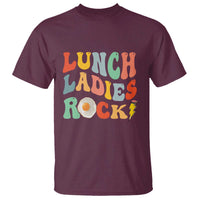 Lunch Ladies Rock T Shirt Retro Groovy Cafeteria Crew Egg Pencil - Wonder Print Shop
