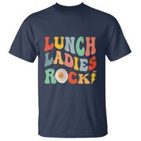 Lunch Ladies Rock T Shirt Retro Groovy Cafeteria Crew Egg Pencil - Wonder Print Shop