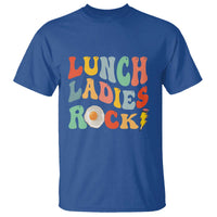Lunch Ladies Rock T Shirt Retro Groovy Cafeteria Crew Egg Pencil - Wonder Print Shop