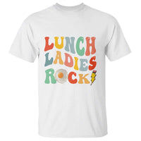 Lunch Ladies Rock T Shirt Retro Groovy Cafeteria Crew Egg Pencil - Wonder Print Shop