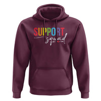 School Support Team Hoodie Support Squad Teacher - Wonder Print Shop