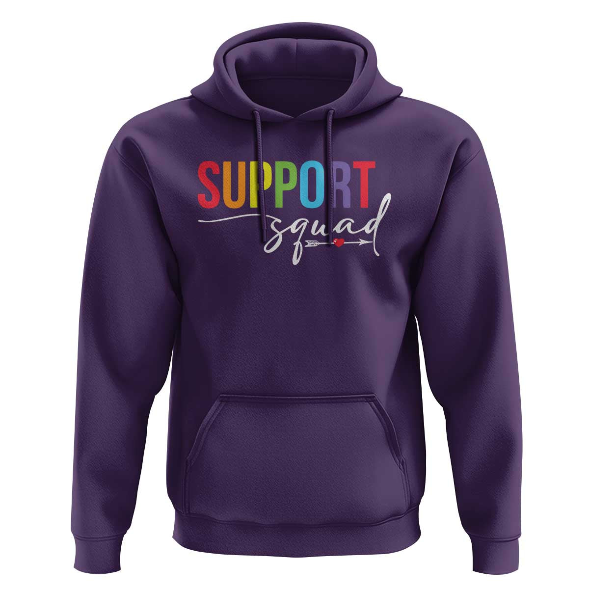 School Support Team Hoodie Support Squad Teacher - Wonder Print Shop