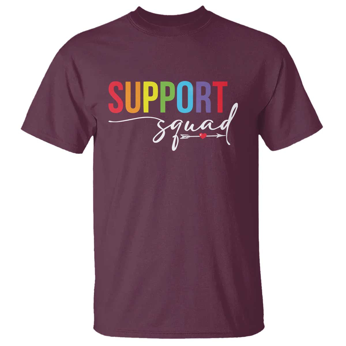 School Support Team T Shirt Support Squad Teacher - Wonder Print Shop
