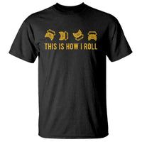 Funny School Bus Driver T Shirt This Is How I Roll - Wonder Print Shop