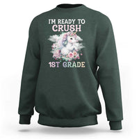 Back To School Sweatshirt I'm Ready To Crush First Grade Unicorn - Wonder Print Shop