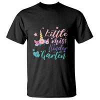 Back To School T Shirt Little Miss Kindergarten Unicorn - Wonder Print Shop