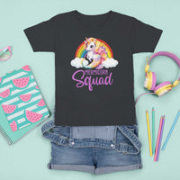 Mermicorn Squad T Shirt For Kid Mermaids Unicorns Birthday Party Rainbow - Wonder Print Shop