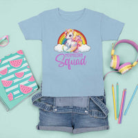 Mermicorn Squad T Shirt For Kid Mermaids Unicorns Birthday Party Rainbow - Wonder Print Shop