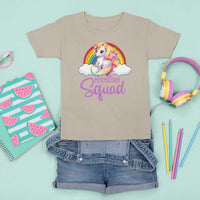 Mermicorn Squad T Shirt For Kid Mermaids Unicorns Birthday Party Rainbow - Wonder Print Shop