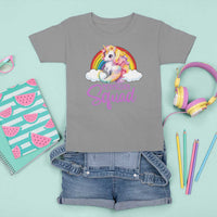 Mermicorn Squad T Shirt For Kid Mermaids Unicorns Birthday Party Rainbow - Wonder Print Shop
