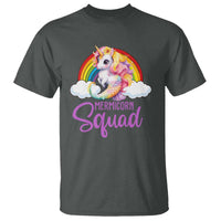 Mermicorn Squad T Shirt Mermaids Unicorns Birthday Party Rainbow - Wonder Print Shop