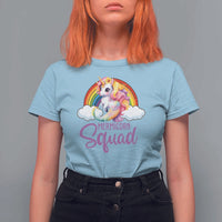 Mermicorn Squad T Shirt For Women Mermaids Unicorns Birthday Party Rainbow - Wonder Print Shop