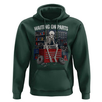 Waiting On Parts Funny Mechanic Hoodie Funny Skeleton Auto Repair Life