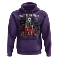 Waiting On Parts Funny Mechanic Hoodie Funny Skeleton Auto Repair Life