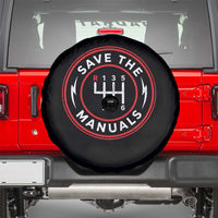 Save The Manuals Gear Shift Car Lover Spare Tire Cover