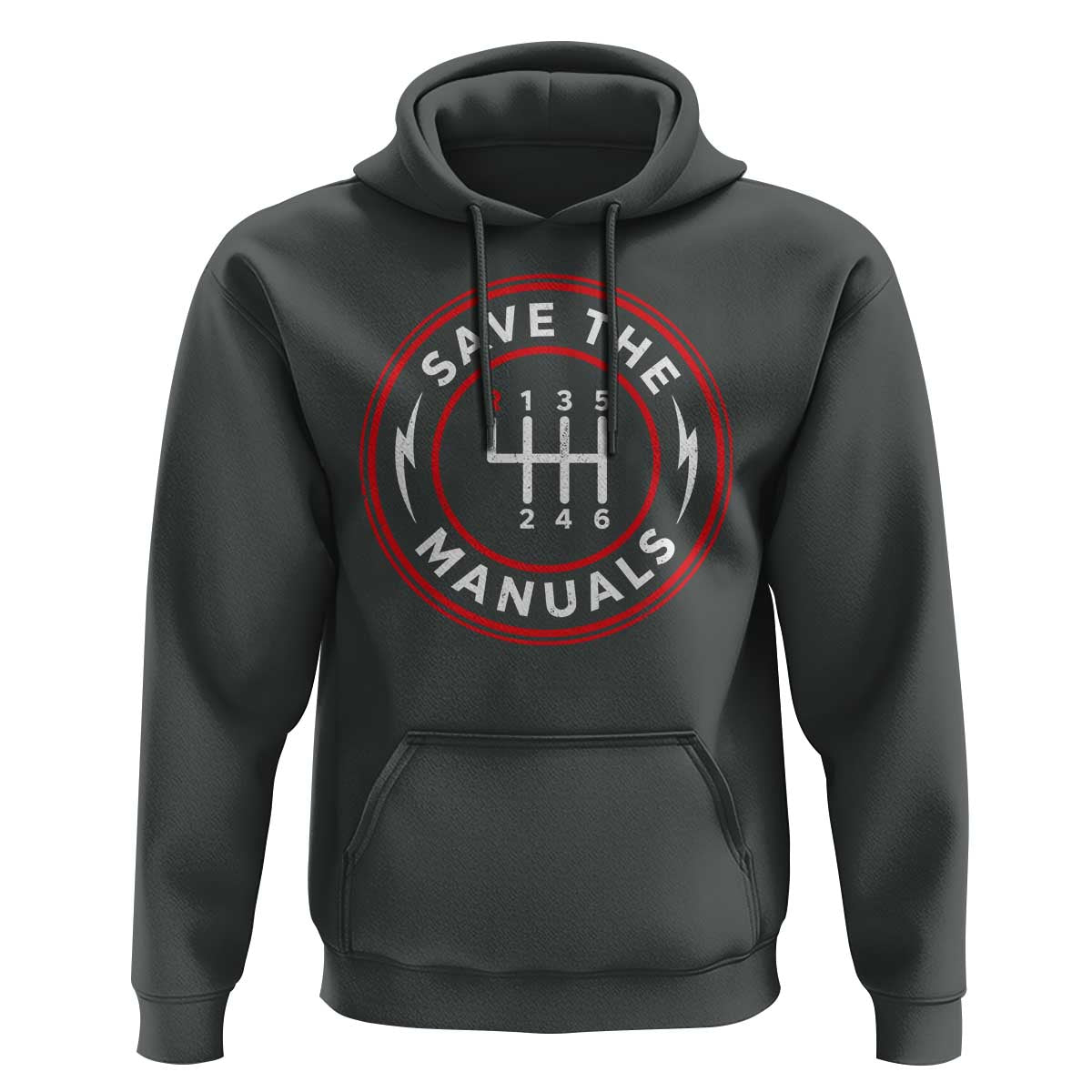 Save The Manuals Gear Shift Car Lover Hoodie