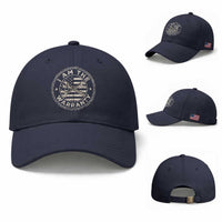 I Am The Warranty Funny Mechanic Baseball Cap Race Car Parts Repair Guy Vintage American Flag