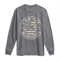 I Am The Warranty Funny Mechanic Long Sleeve Shirt Race Car Parts Repair Guy Vintage American Flag