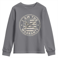 I Am The Warranty Funny Mechanic Youth Sweatshirt Race Car Parts Repair Guy Vintage American Flag
