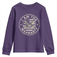 I Am The Warranty Funny Mechanic Youth Sweatshirt Race Car Parts Repair Guy Vintage American Flag