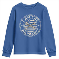I Am The Warranty Funny Mechanic Youth Sweatshirt Race Car Parts Repair Guy Vintage American Flag