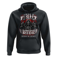 Funny Motorcycle Grandpa Hoodie Too Old To Fight Too Slow To Run But I Can Still Ride Pretty Darn Good