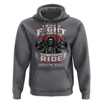 Funny Motorcycle Grandpa Hoodie Too Old To Fight Too Slow To Run But I Can Still Ride Pretty Darn Good