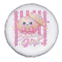 Birthday Girl Cute Glitter Dumpling Spare Tire Cover Kawaii Food Squishy Summer Stripes