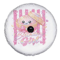 Birthday Girl Cute Glitter Dumpling Spare Tire Cover Kawaii Food Squishy Summer Stripes