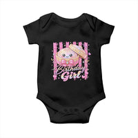 Birthday Girl Cute Glitter Dumpling Baby Onesie Kawaii Food Squishy Summer Stripes