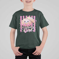 Birthday Girl Cute Glitter Dumpling T Shirt For Kid Kawaii Food Squishy Summer Stripes