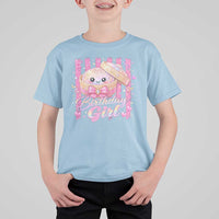 Birthday Girl Cute Glitter Dumpling T Shirt For Kid Kawaii Food Squishy Summer Stripes