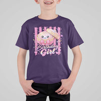 Birthday Girl Cute Glitter Dumpling T Shirt For Kid Kawaii Food Squishy Summer Stripes