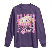 Birthday Girl Cute Glitter Dumpling Long Sleeve Shirt Kawaii Food Squishy Summer Stripes