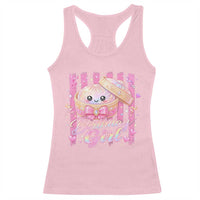Birthday Girl Cute Glitter Dumpling Racerback Tank Top Kawaii Food Squishy Summer Stripes