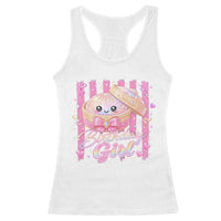 Birthday Girl Cute Glitter Dumpling Racerback Tank Top Kawaii Food Squishy Summer Stripes