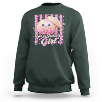 Birthday Girl Cute Glitter Dumpling Sweatshirt Kawaii Food Squishy Summer Stripes