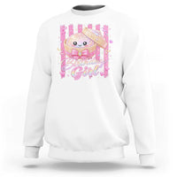 Birthday Girl Cute Glitter Dumpling Sweatshirt Kawaii Food Squishy Summer Stripes