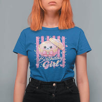 Birthday Girl Cute Glitter Dumpling T Shirt For Women Kawaii Food Squishy Summer Stripes