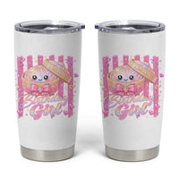 Birthday Girl Cute Glitter Dumpling Tumbler Cup Kawaii Food Squishy Summer Stripes