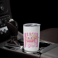 Birthday Girl Cute Glitter Dumpling Tumbler Cup Kawaii Food Squishy Summer Stripes