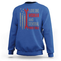 I Love One Woman And Several Power Tools Sweatshirt Funny Mechanic Handyman Carpenter
