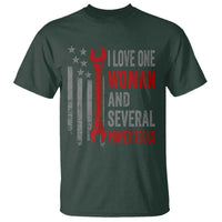 I Love One Woman And Several Power Tools T Shirt Funny Mechanic Handyman Carpenter