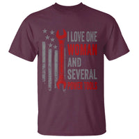 I Love One Woman And Several Power Tools T Shirt Funny Mechanic Handyman Carpenter