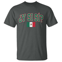 Mexican Y Si Si T Shirt Mexico Flag Funny Mexican Optimistic Saying