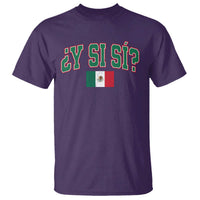 Mexican Y Si Si T Shirt Mexico Flag Funny Mexican Optimistic Saying