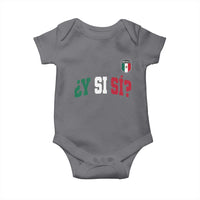 Mexican Y Si Si Football Jersey Style Baby Onesie Funny Mexico Roots