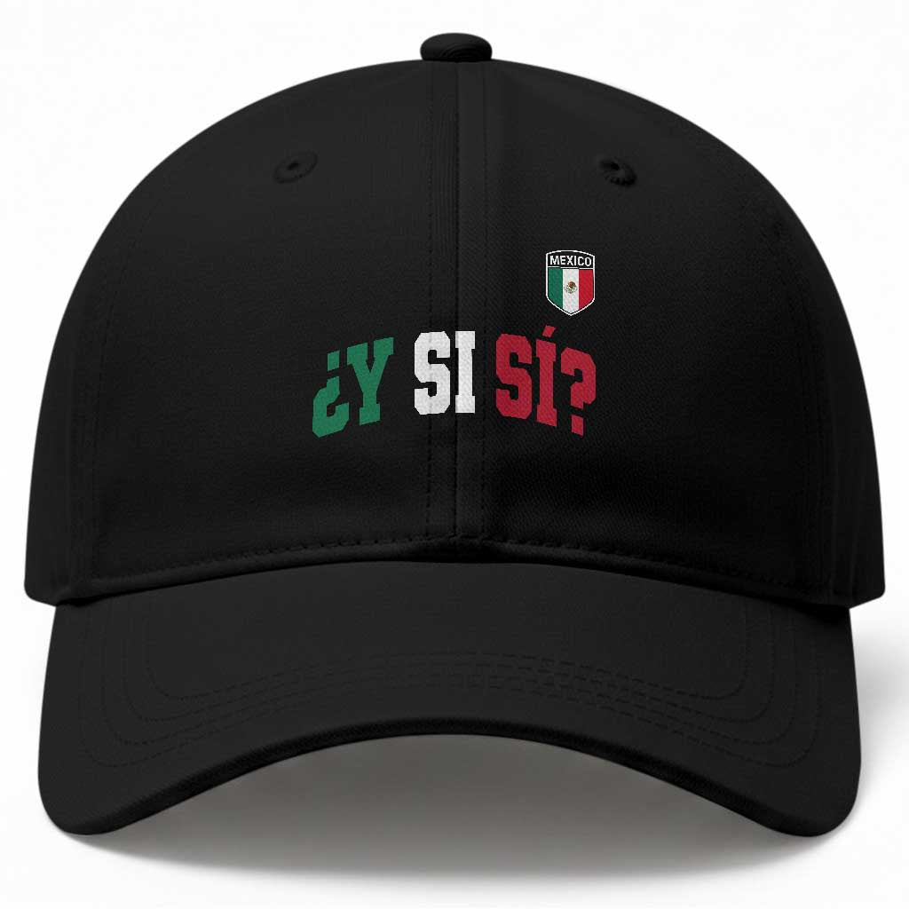 Mexican Y Si Si Football Jersey Style Baseball Cap Funny Mexico Roots