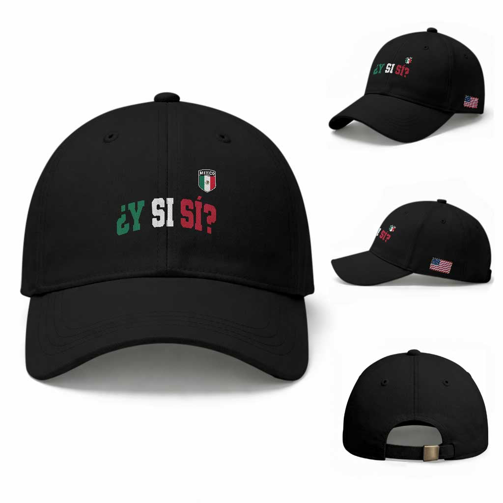 Mexican Y Si Si Football Jersey Style Baseball Cap Funny Mexico Roots
