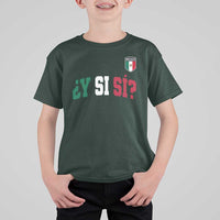 Mexican Y Si Si Football Jersey Style T Shirt For Kid Funny Mexico Roots